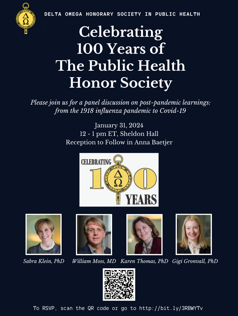 Celebrating 100 years of the public health honor society Johns